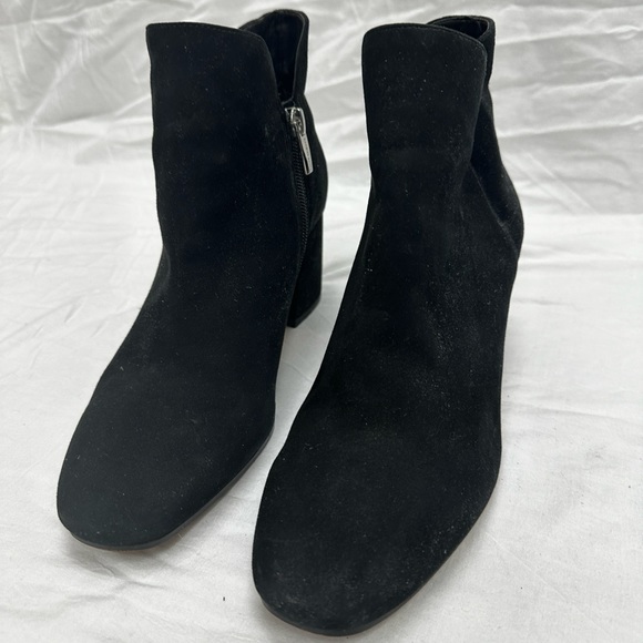 Vince Camuto Kassie Black Suede Boots - Picture 3 of 4